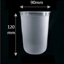 90-500U Frosted Cup