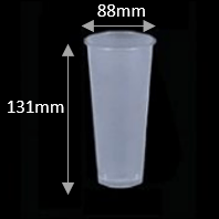 88-500ml PP Frosted Injection Molded Cup