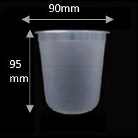 90-380U PP Frosted Injection Molded Cup