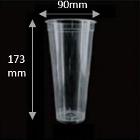 90-600 Low Goblet Injection molded cup