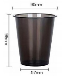 90-360ml Flat-bottom transparent cup