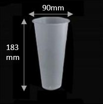 90-650 Goblet Frosted