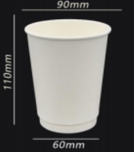 12oz Double-layer paper cup 400ml