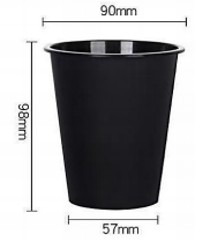 90-360ml Frosted Flat Bottom Cup