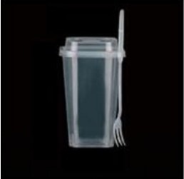 90-500 Square Injection Molded Cup