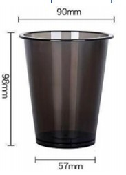 90-360ml Transparent goblet