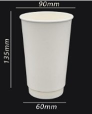 16oz Double-layer paper cup 500ml