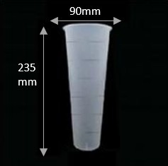 90-1000 Frosted Injection Molded Cup