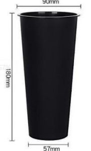 90-700ml Frosted Flat Bottom Cup